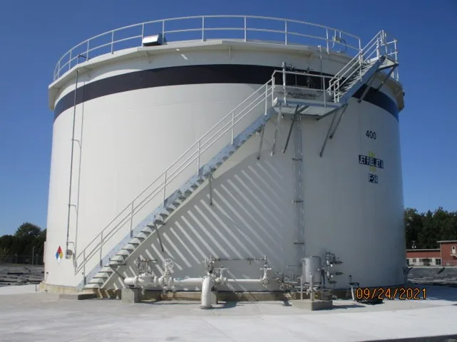 Coating process to enhance tank durability Tank refurbishment coating application Astha Tank Construction